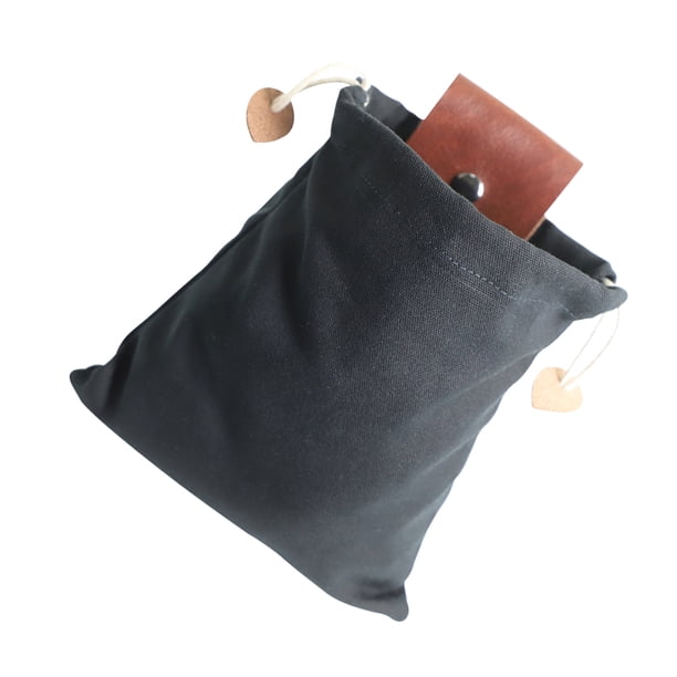 Eigraketly Paquete de residuos de alimentos Bolsa de forraje Almacenamiento de alimentos Riñonera Acampar al aire libre Senderismo Fruta Kits de desorden para acampar negro