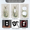 thumbnail image 3 of Light Switch Cover Switch Plate Outlet Cover Plug Cover for Electrical Unused Outlet Cover Dragonflies with White Daisies, 3 of 8