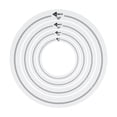 thumbnail image 2 of 4Pcs Drum Set Tone Control Rings Muffler Mute Percussion 10 12 14 16 Inch B, 2 of 5