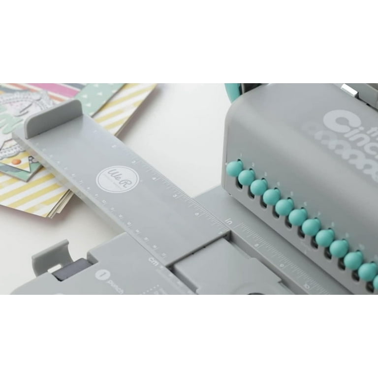 The Cinch Book Binding Machine Version 2 by We R Memory Keepers, Teal and  Gray 633356710509