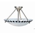 thumbnail image 3 of Meyda Tiffany 109062 Metro Fusion 2 Light 18" Wide Semi-Flush Bowl Ceiling Fixture -, 3 of 7