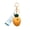 carrot, variant on Playful Vegetable Keychain Set - Carrot, Leek, Mushroom Pendant Ornament for Keys, Wallets, Daily Accessories