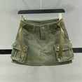thumbnail image 5 of Aayomet Mini Jupes pour Femmes Taille Basse Jupe en Jean Courte (AG, S), 5 of 5