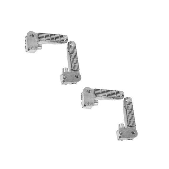 Hemoton 2 Pairs Motorcycle Highway Footpegs Short Electric Vehicle Highway Pegs For Scooter Electric Vehicle Parts