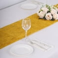 thumbnail image 5 of BalsaCircle 12x108 in Gold Metallic Tinsel Polyester Table Runner Wedding Party Events Decorations Supplies, 5 of 8