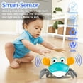 Crawling Crab Baby Toy Cute Tummy Time Sensory Crabs with Light Up Music for 06 612 Months