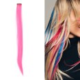 thumbnail image 1 of Extension de Clip de Cheveux Colorés, 5 Pcs Clip Coloré dans l'Extension de Cheveux Colorés Professionnels Met en Évidence la Pince à Cheveux Droite pour les Femmes Fashion Party, 1 of 8