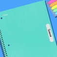 thumbnail image 3 of Mead 5 Subject College Ruled Notebook, 8.5" x 11", Pastel Green, Poly, Spiral, 160 Sheets, 3 of 7