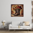 thumbnail image 3 of Kit Punto Cruz Con Botas Impresas Hilo Algodón Ecológico Bordado 11CT Art40x40cm, 3 of 9