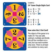 24 Game Cards Single Digits