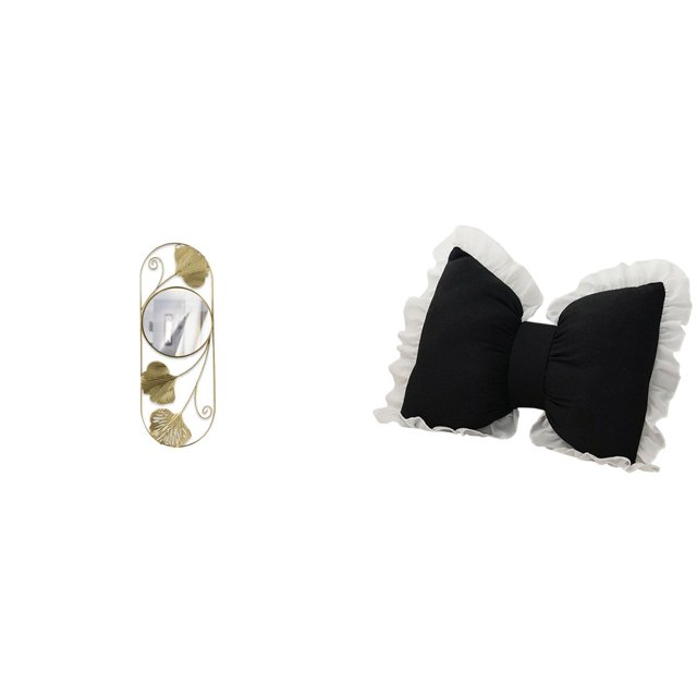Espejo de pared con cojín y diseño elegante para sala de estar, pasillo, entrada o recibidor. Ideal para . También sirve como cómoda m