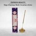 thumbnail image 4 of Express Beauty Nag Champa Reiki Incense Sticks, Authentic Agarbatti for Relaxation and Non-Toxic Incense - (12 Pack Set), 4 of 5