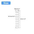 thumbnail image 2 of Unique Bargains Compression Spring, 5 Pack 304 Stainless Steel, 8mm OD, 0.4mm Wire, 40mm Length, 2 of 6