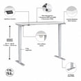 thumbnail image 3 of Bush Business Furniture Move 40 Series 28"-48" Adjustable Standing Desk White/Cool Gray Metallic, 3 of 8