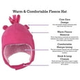 thumbnail image 3 of N'Ice Caps Baby Girls Toddler Fleece Hat & Mitten Winter Set - Kids Sherpa Lined Female Pink, 3 of 10