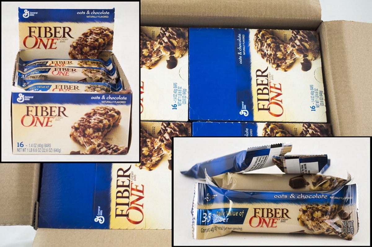 (Price/Case)Fiber One Oats &amp; Chocolate Granola Bar 1.4 Ounce Bar - 16 Per Box - 8 Boxes Per Case