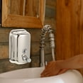 thumbnail image 6 of Homoyoyo Stainless Steel Wall Mounted Soap Dispenser Silver Bathroom Use, 6 of 6