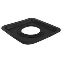 Phenofice Stove Liners For Gas Burners 1Pcs Square Silicone Stove Top Cover Reusable Black 8.7X8.7In