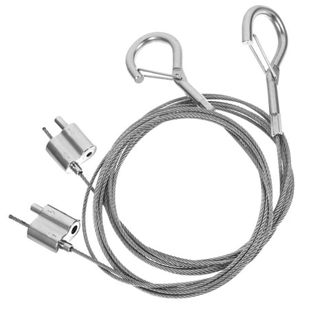 

2pcs Wire Rope Hangers Stainless Steel Picture Frame Hanging Wires Hanging Hooks