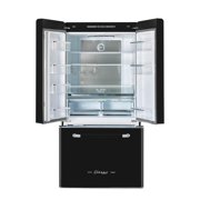 Unique Appliances Classic Retro 36 21.4 cu ft French Door Refrigerator, Midnight Black