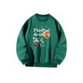 thumbnail image 3 of Sudadera con cuello redondo para mujer, ropa elegante de otoño para entrenamiento, regalo de Navidad en la calle Verde, 3 of 7