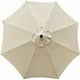 thumbnail image 1 of Funda de recambio para sombrilla, 8 varillas, 3 m, impermeable, anti-UV, tejido de recambio, beige, 1 of 5