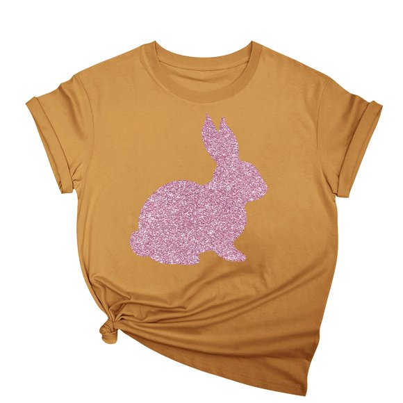 Tops de Cuello Alto para las Mujeres Amante Impreso Camiseta Cuello Redondo Manga Corta, Poliéster Spandex