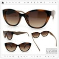 thumbnail image 2 of Womens Oversized Cat Eye Retro Fashion Geometric Bevel Arm Sunglasses Tortoise Beige - Brown, 2 of 8