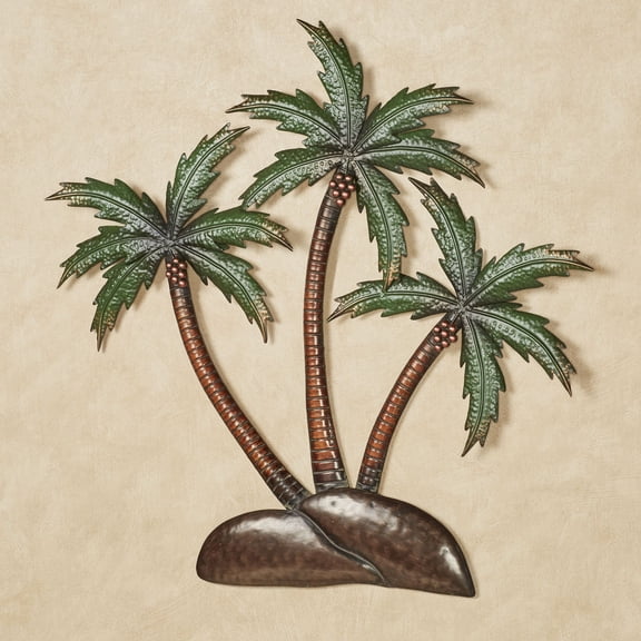 Palm Island Wall Art Green