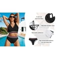thumbnail image 3 of Rosvigor Plus Size Womens Bikini Sets High Waisted Swimsuit bikini Bathing Suit for Women Two Pieces Swimwear, 3 of 8