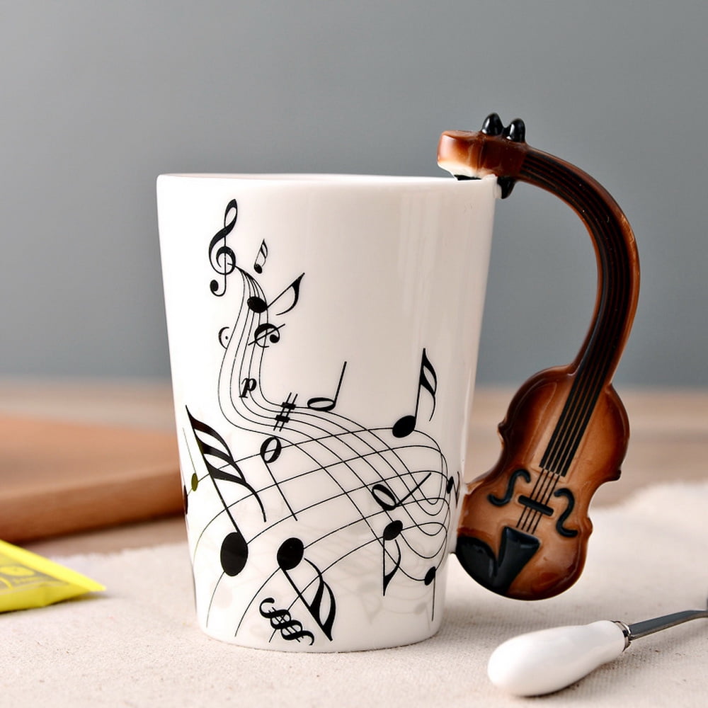Music Lovers Gifts Guitarist Nutritional Facts Mug Guitar Coffee Mug Tea Cup