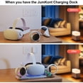thumbnail image 7 of RGB Charging Dock for Oculus Quest 2, Magnetic Charging Station for Meta Quest 2 VR Headset & Controllers, with 2 Rechargeable 2100mAh Batteries, USB-C Charger and Cable, Supports LED Indicator, 7 of 7