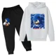 thumbnail image 3 of Conjunto de sudadera con capucha de Sonic para niños, conjunto de jersey para niños, sudadera y pantalones de 2 piezas, ropa de juego genial de manga larga de 100 cm a 160 cm, 3 of 5