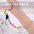thumbnail image 2 of Compatible con cordón universal para teléfono celular Cordón de muñeca portátil Correas de muñeca de teléfono ajustables antipérdida Cordón compatible con todos los teléfonos inteligentes-pi, 2 of 5