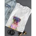 thumbnail image 3 of Colorful Pug Splash Art T-Shirt Women -Fab Funky Designs, Female 4X-Large, 3 of 4