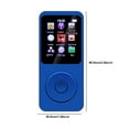 thumbnail image 2 of Estbridge MP3 Player 1.8 in Screen Type-C Music Player Bluetooth-Compatible5.4(Blue) Audio Equipment, 2 of 6