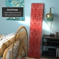 thumbnail image 5 of Oriental Furniture 6 ft. Tall Double Sided Red Snake Print Canvas Room Divider, 5 of 8