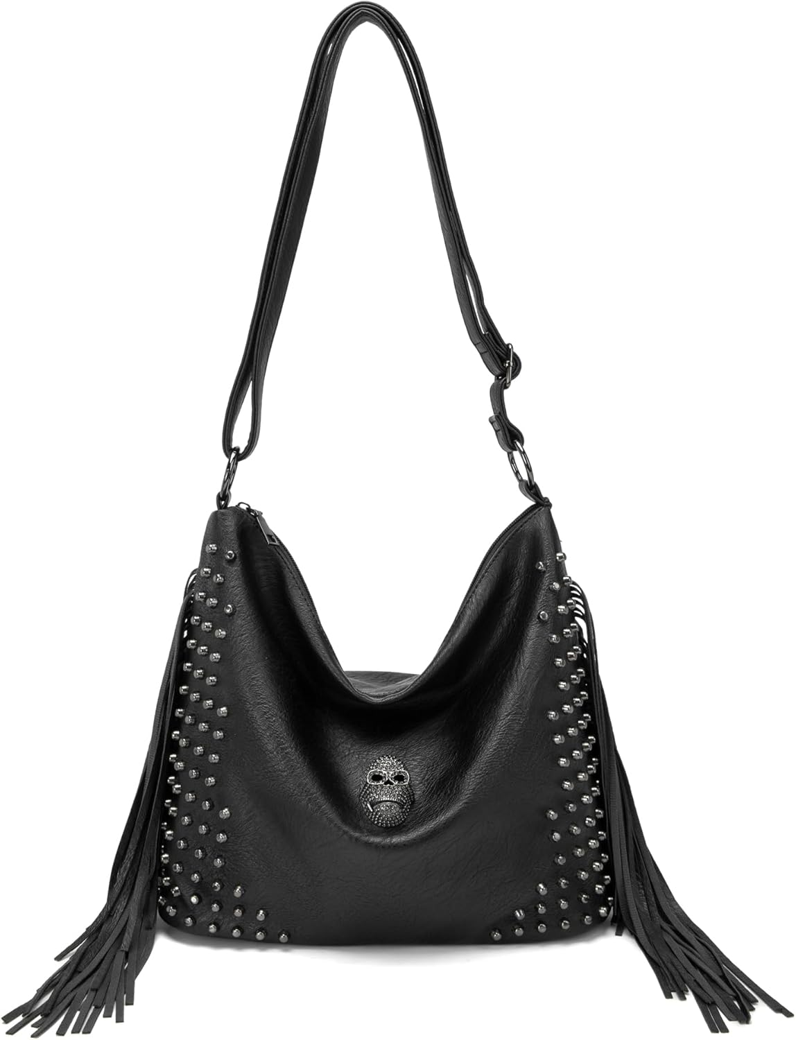 Dark Gothic Moon Star Sling Backpack Celestial Cosmic Astral  display picture 1