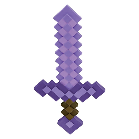 Disguise Minecraft Enchanted Purple Sword Accessory Costume