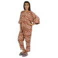thumbnail image 3 of Phagun Ensemble de Détente pour Femmes 2 Pcs Pyjama Haut de Nuit et Pyjama Tenue de Nuit Asiatique, 3 of 7