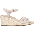 thumbnail image 2 of Women's Vionic Ariel Wedge Sandal Nude Suede 7 W, 2 of 4