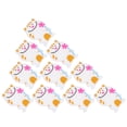 thumbnail image 1 of OULII 10Pcs Tennis Vibration Dampener Shock Absorber Silicone Cute Cat Motif, 1 of 8