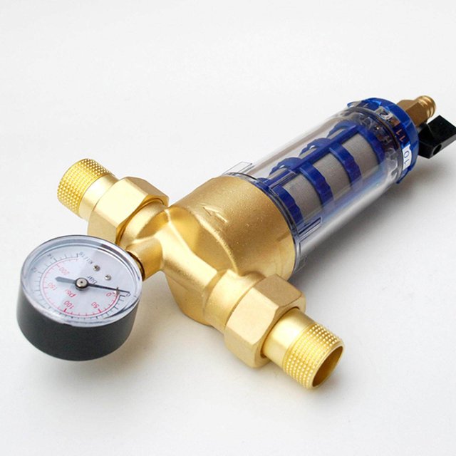 pitrice Whole House Water Pre Filter System 1inch 40 Micron for Kitchen Well Water