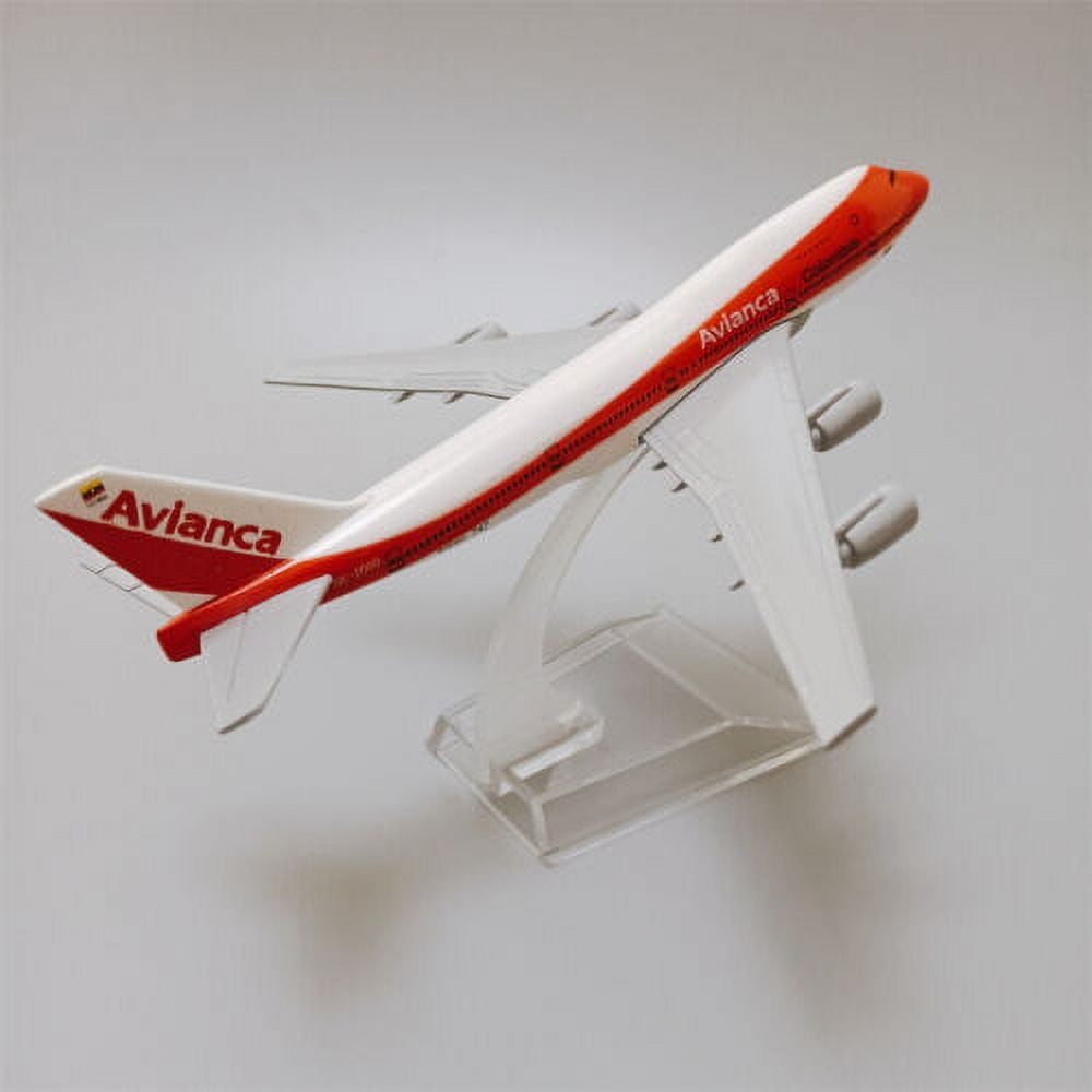 16cm Air Colombia Avianca B747-200 Airline Airplane Model Plane Diecast Aircraft