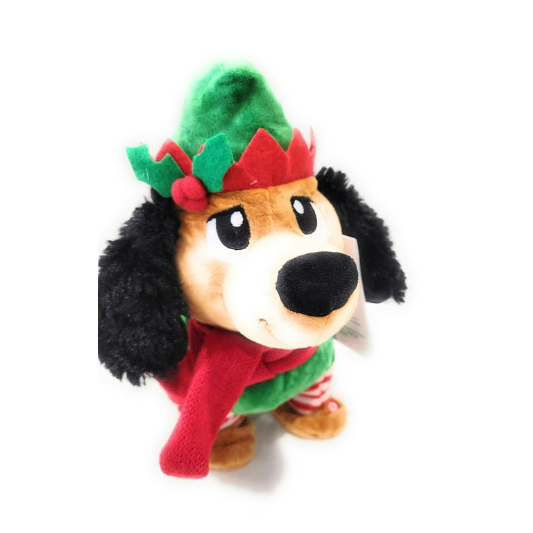 Animated 14 Long Decorative Figurine Singing Dancing Dachshund Dog Wiener Dog Dances and Flips Ears