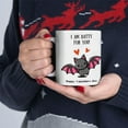 thumbnail image 5 of Funny Valentine's Day Mug, "I Am Batty For You" Cute Bat Pun, Romantic Novelty Gift for Boyfriend, Girlfriend, Crush, 5 of 9