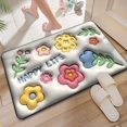 thumbnail image 5 of Summer Savings Clearance! Boovnll Bathroom Rugs, 16x24" Super Soft & Absorbent Non-Slip Diatomite Bath Mat, Quickly Dry Thicken Bath Mats for Bathroom, Kitchen, Floor, Door Mat, Bathroom Mat, 5 of 6