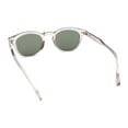 thumbnail image 4 of Mens Vintage Vibe Retro Hipster Keyhole Round Horn Rim Plastic Sunglasses Slate - Green, 4 of 4
