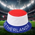 thumbnail image 2 of National Flag Print Bucket Hat for Fans Sports Team Merchandise Cap, 2 of 7