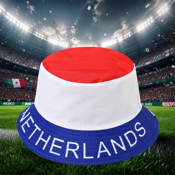 Bucket Hats for Men Women VLOOCKLW Patriotic Fisherman Hats Summer Sun Cap for Game Day,Travel, Beach, Fishing Blue